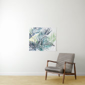 Tenture Palmiers Twilight - Feuilles tropicaux (En situation (horizontale))