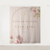 Tenture Pampas Grass Confirmation Photo Backdrop (Devant)