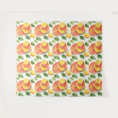 Tenture Pamplemousse et citrons Aquarelle Citrus (Devant (Horizontal))