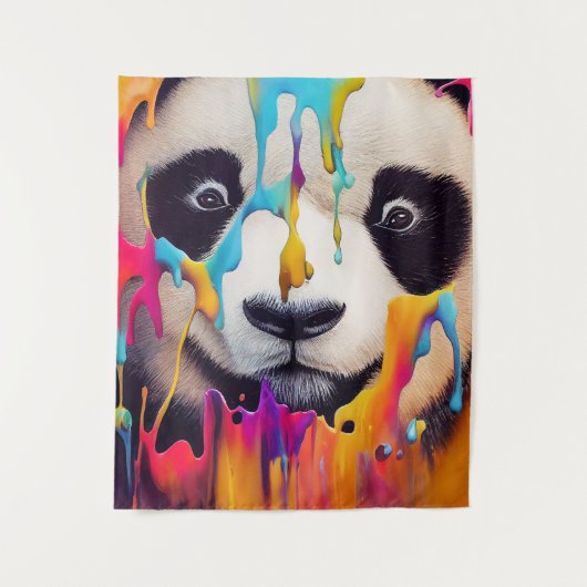 Tenture Panda Bear Animal Discovery Aventure Nature (Devant)