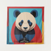 Tenture Panda pop art (Devant)