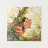 Tenture Panda roux (Devant (Horizontal))