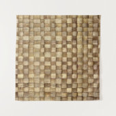 Tenture Panier d'artisanat Texture sans couture (Devant (Horizontal))