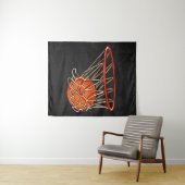 Tenture Panier de Basketball |Amateur de Basketball (En situation (horizontale))