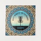 Tenture Panier de golf de disque (Devant)