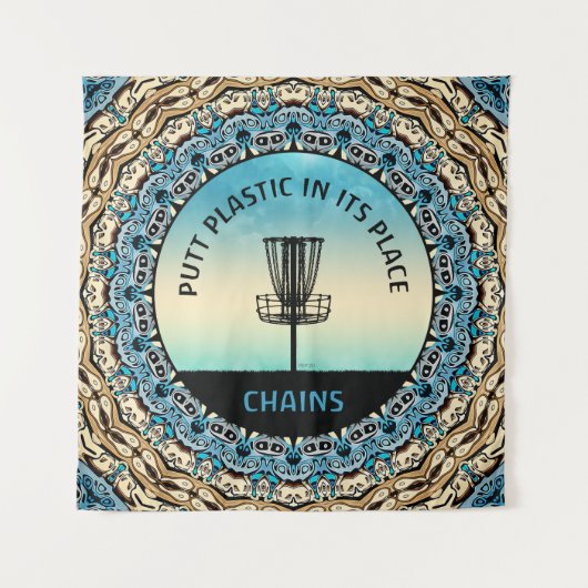 Tenture Panier de golf de disque (Devant)