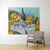 Tenture Panier de pommes par Cezanne (En situation (horizontale))