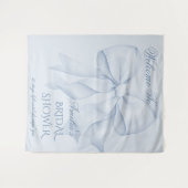 Tenture Panneau de bienvenue à la réception de mariage élé (Devant (Horizontal))