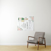 Tenture Panneau de bienvenue au champagne Pétale & Prosecc (En situation (horizontale))