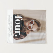 Tenture Panneau de bienvenue pour photo d'anniversaire 4 a (Devant (Horizontal))