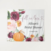 Tenture Panneau de fond de salle pour baby shower de maria (Devant (Horizontal))