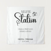 Tenture Panneau de mariage de la station selfie Fond moder (Devant)