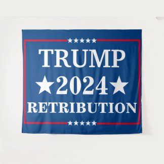 Tenture Panneau de triage Trump Retribution 18" x 24" avec