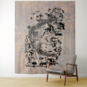 Tenture Panneau Petroglyph - Rochester Creek, Utah (En situation)