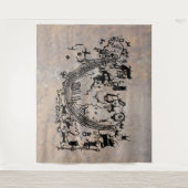 Tenture Panneau Petroglyph - Rochester Creek, Utah (Devant)