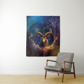 Tenture Panneau Zodiac Capricorne Design d'aquarelle (En situation)