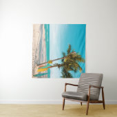 Tenture Panneaux de surf sur la plage lancer oreiller (En situation (horizontale))