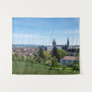Tenture Panorama de la vieille ville historique de Bamberg