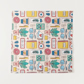 Tenture Papeterie de bureau. Motif, texture, dos (Devant (Horizontal))