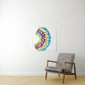 Tenture Papier arc en ciel (En situation (horizontale))