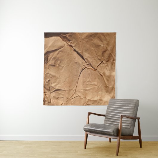 Tenture Papier d'emballage Recyclé. Texture. (En situation (horizontale))