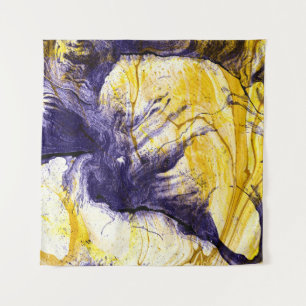 Tenture Papier marbré : Art Acrylique Lumineux
