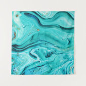 Tenture Papier marbré de l'est, art de luxe. (Devant (Horizontal))