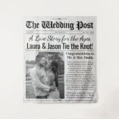 Tenture Papier Mariage personnalisé fond d'écran avec phot (Devant)