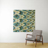 Tenture Papier peint Brown et bleu (En situation (horizontale))