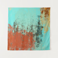 Papier peint d'art. Mélange de toile numérique. il
