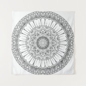 Tenture Papier peint de la Rosette mandala (Devant)