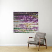 Tenture Papier peint en fleurs Violet Gold Wisteria (En situation (horizontale))