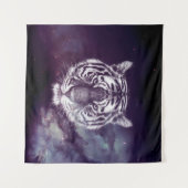 Tenture Papier peint Galaxy Tiger Face (Devant (Horizontal))