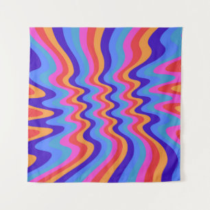 Tenture Papier peint Hippie Trippy Retro des années 1960