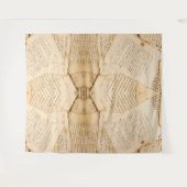 Tenture Papier Peint Motif de Feuillets Rustique (Devant (Horizontal))