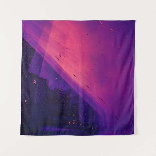 TENTURE PAPIER ROSE ET NOIR (Devant)