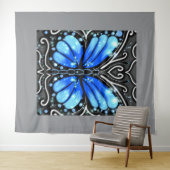 Tenture Papillon (En situation (horizontale))