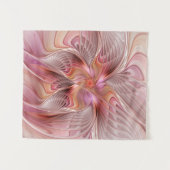 Tenture Papillon Abstrait coloré Imaginaire Fractal Art (Devant (Horizontal))