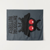 Tenture Papillon Antisocial Mothman Cryptide (Devant (Horizontal))