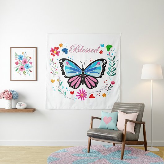 Tenture Papillon béni