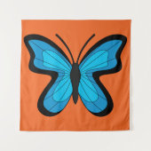 Tenture Papillon Bleu (Devant)
