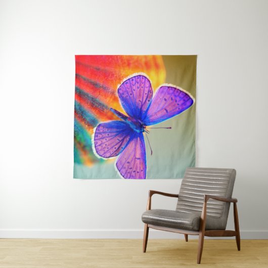 Tenture Papillon coloré (En situation (horizontale))
