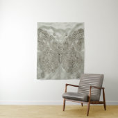 Tenture Papillon d'art sensoriel (En situation)