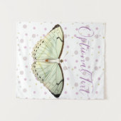 Tenture Papillon de beauté verte à la menthe (Devant (Horizontal))