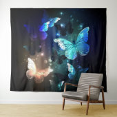 Tenture Papillon de nuit voltigeant (En situation (horizontale))