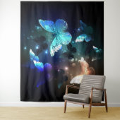 Tenture Papillon de nuit voltigeant (En situation)