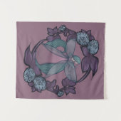 Tenture Papillon Fée Violet Déesse Fées Art (Devant (Horizontal))