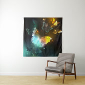 Tenture Papillon lumineux et papillons de nuit (En situation)