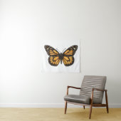 Tenture Papillon monarque (En situation (horizontale))