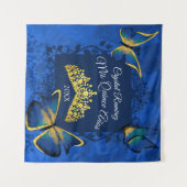 Tenture Papillon Or En Butterfly, Fond de Décor pour Quinc (Devant (Horizontal))